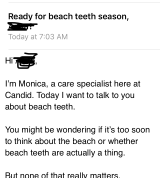 Illustration for article titled Beach teeth
